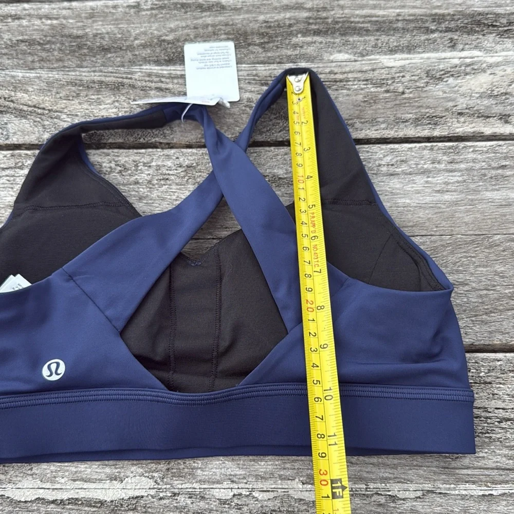 Lululemon Envital Bra Sports Bra B/C Cup Night Sea Blue NWT Size‎ 6 🌊🐬
